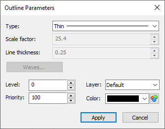 OutlineParametersDialog