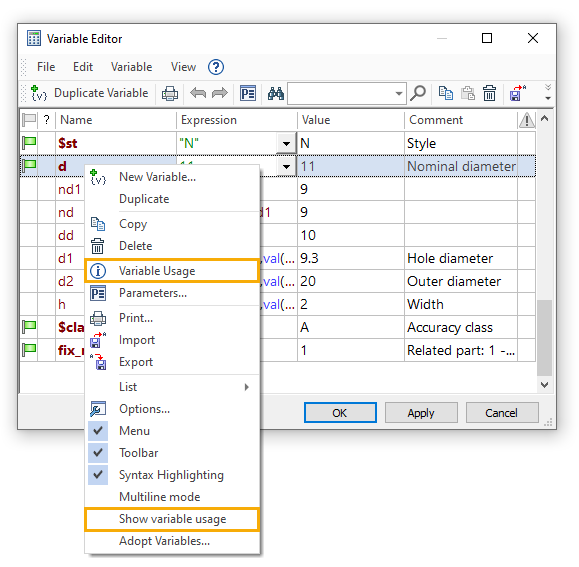 VariablesEditor30