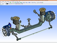 Rear and Front Trolley Axles with Brakes and Air Suspension